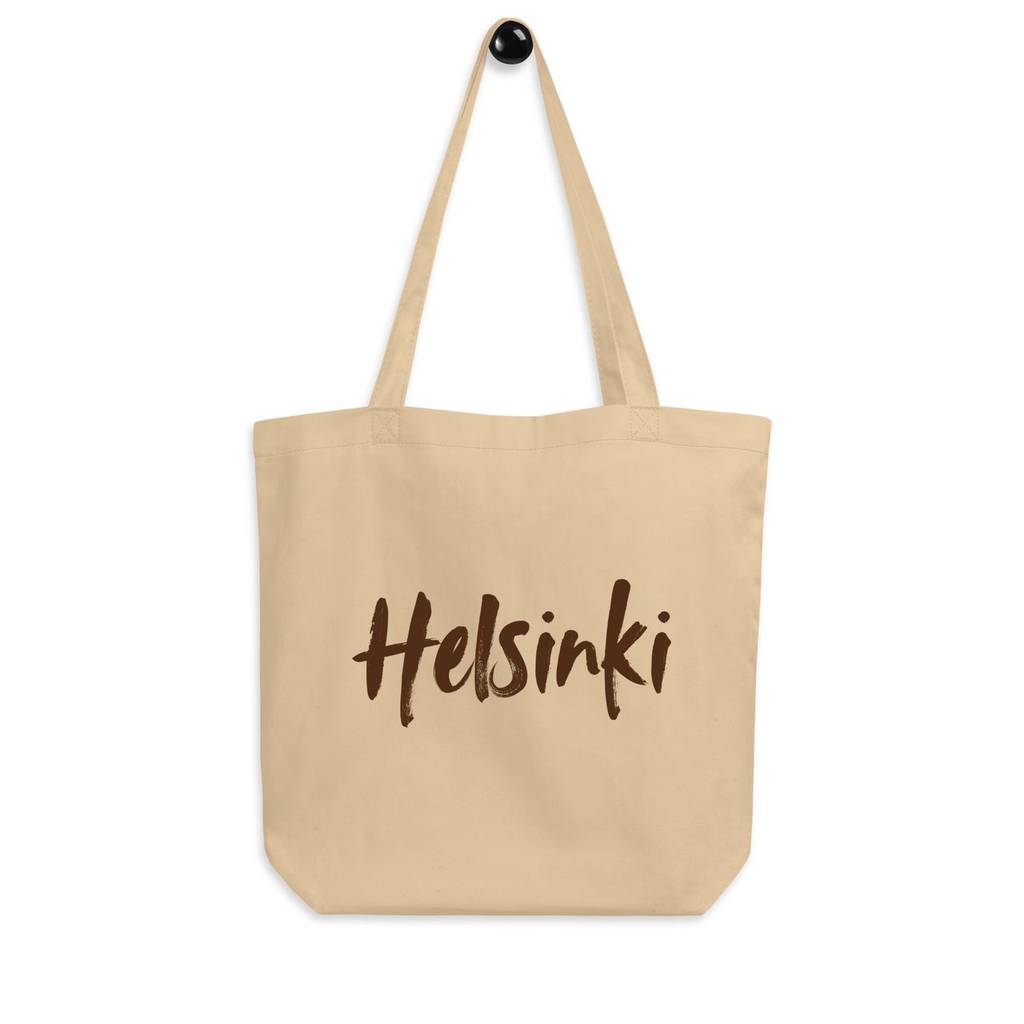 Helsinki kangaskassi luomu beige