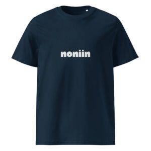 Noniin t-paita luomu unisex french navy