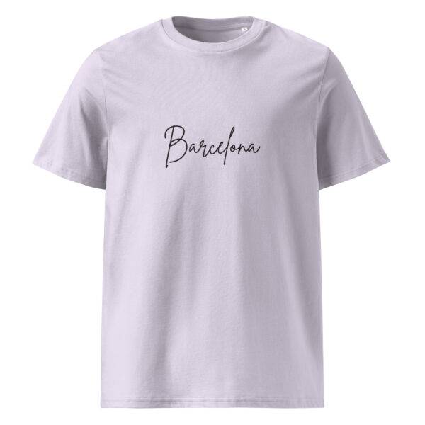 Barcelona t-paita luomu unisex lavender