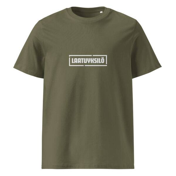 Laatuyksilö t-paita luomu unisex khaki