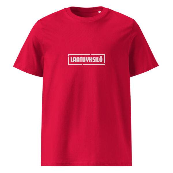 Laatuyksilö t-paita luomu unisex red