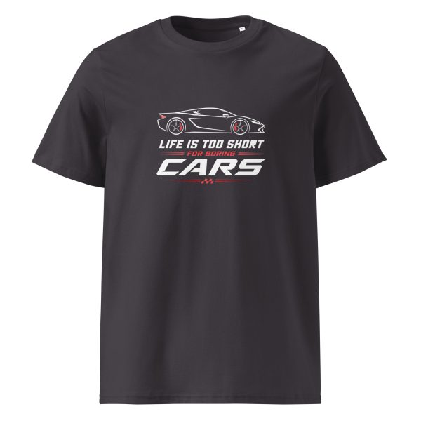 Boring cars t-paita luomu unisex - Image 4