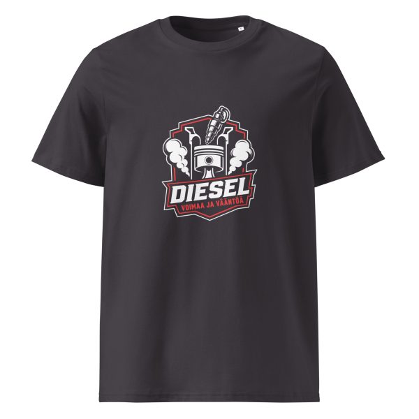 Diesel voimaa ja vääntöä t-paita luomu - Image 4