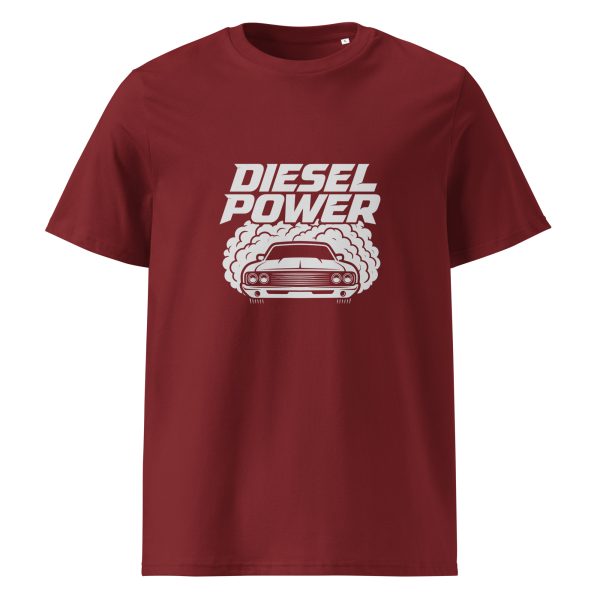 Diesel power t-paita luomu unisex - Image 3
