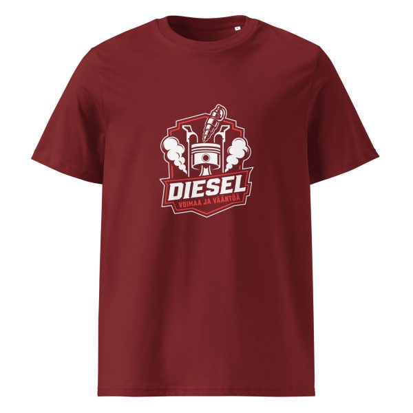 Diesel voimaa ja vääntöä t-paita luomu - Image 3