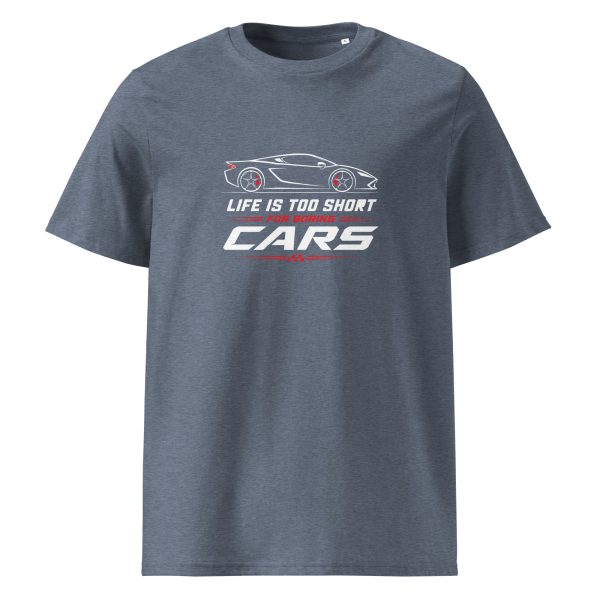 Boring cars t-paita luomu unisex - Image 5