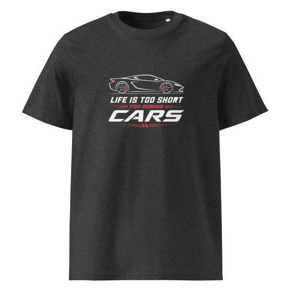 Boring cars t-paita luomu unisex - Image 2