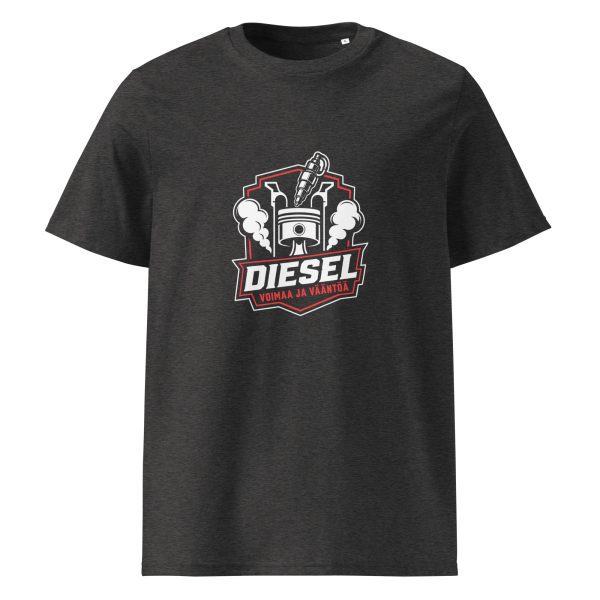 Diesel voimaa ja vääntöä t-paita luomu - Image 2