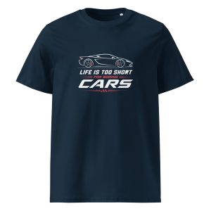 Boring cars t-paita luomu unisex