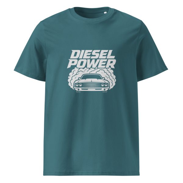 Diesel power t-paita luomu unisex - Image 5