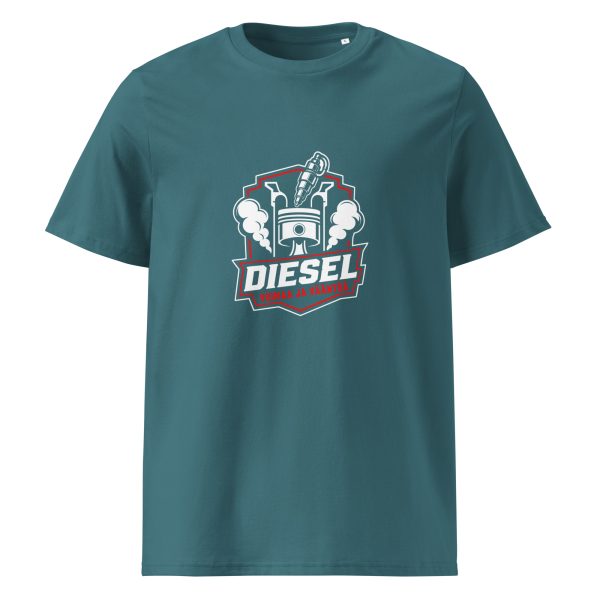 Diesel voimaa ja vääntöä t-paita luomu - Image 5