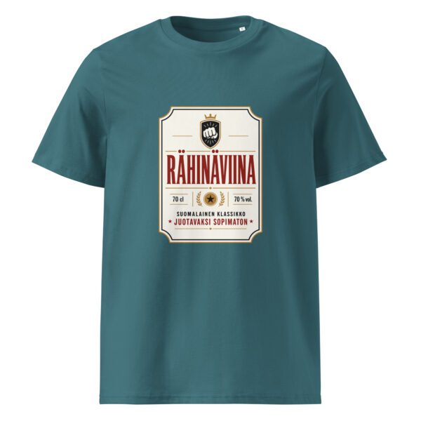 Rähinäviina t-paita luomu unisex - Image 6