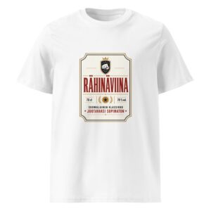 Rähinäviina t-paita luomu unisex