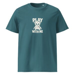 Play with me t-paita luomu unisex stargazer