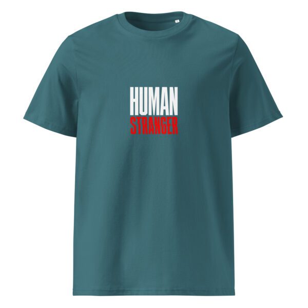 Human stranger t-paita luomu unisex - Image 5