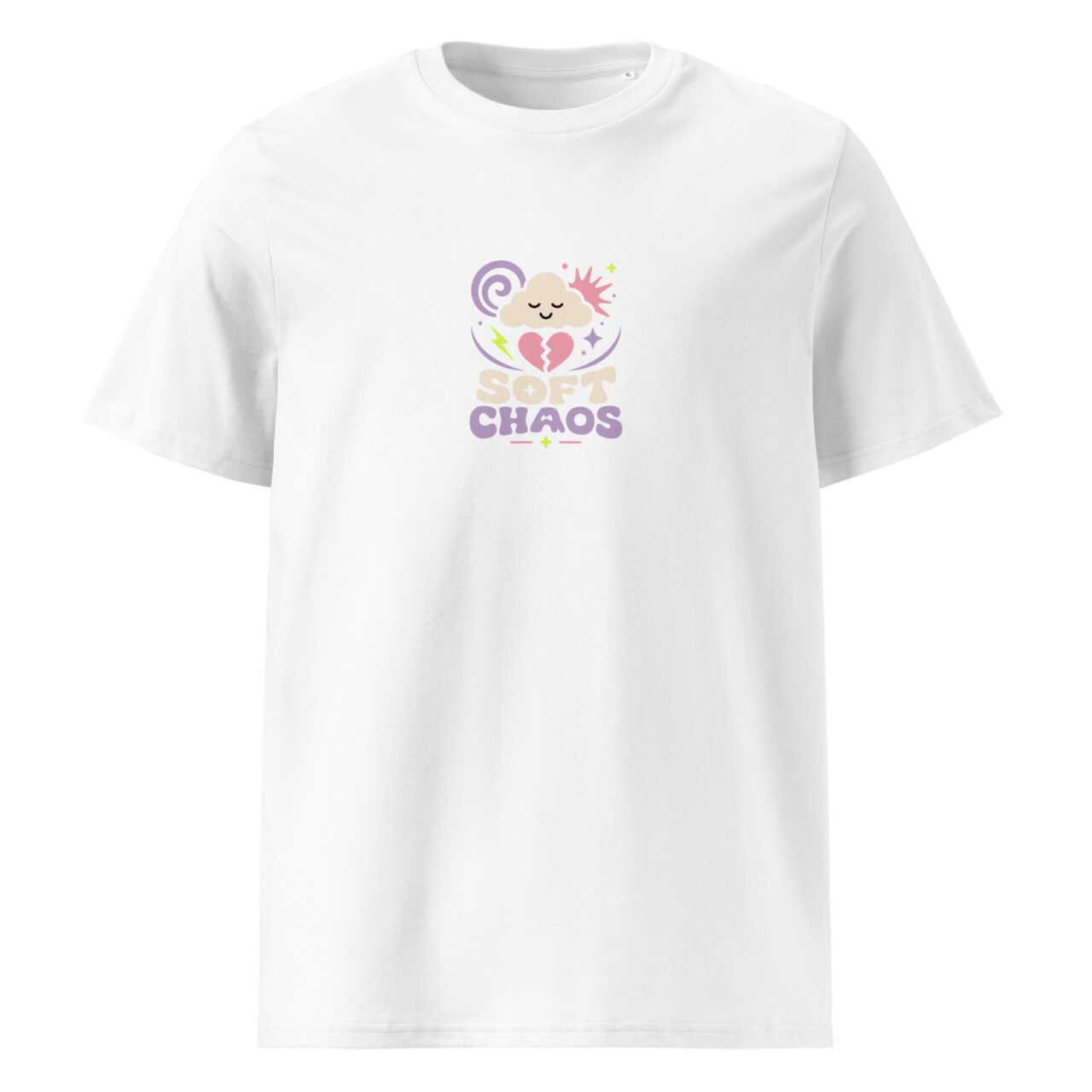 Soft chaos t-paita luomu unisex